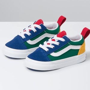 BRAND NEW VANS Toddler Yacht Club Old Sokol Elastic Shoes - Size 3.0
